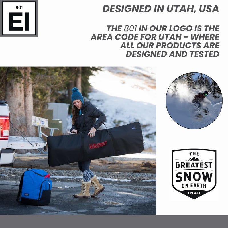 Element Equipment Padded Snowboard Bag Travel Snowboard Bag - Image 4